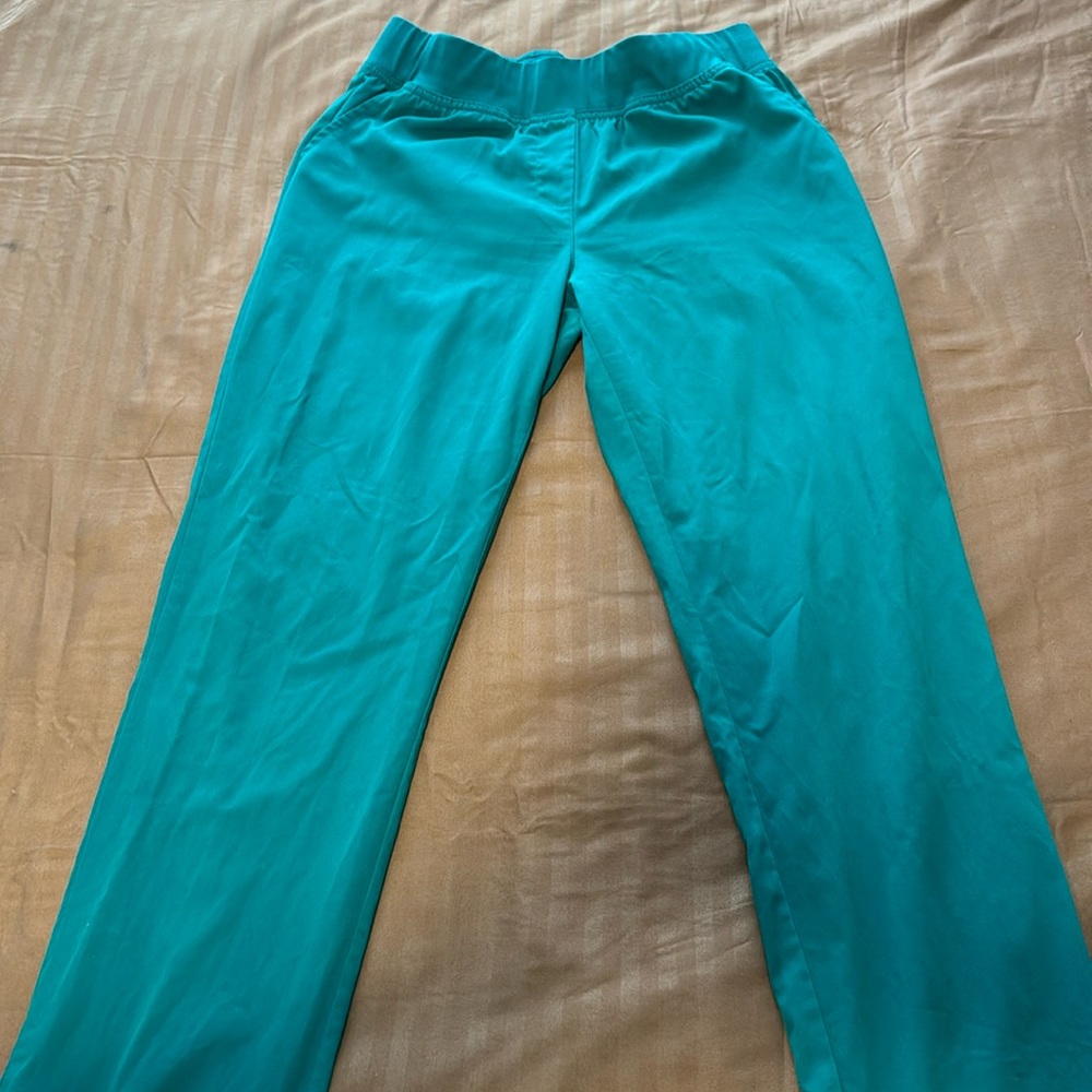 Adar scrub pants size small dark green